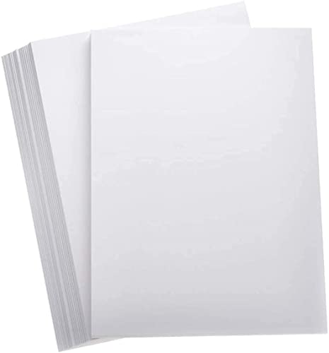 Tarjeta A4 250gsm blanca lisa para impresora en pack de 100 hojas