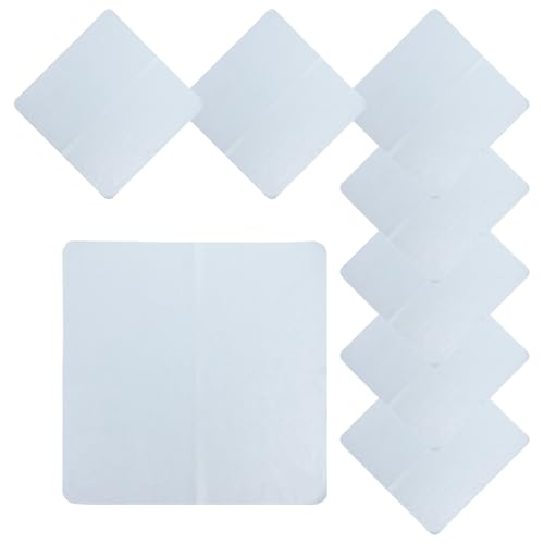 Paños reutilizables de microfibra grandes para pantallas y gafas, pack de 8 unidades sin polvo