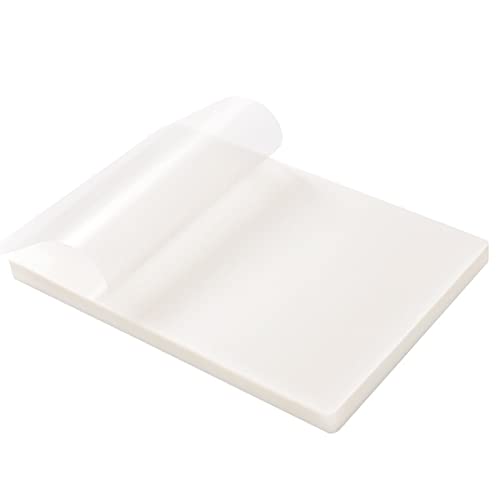 100 Blatt hochwertige Thermolaminatfolie mit bester Verarbeitung und ohne Wasserzeichen - ideal für Dokumente, Fotos oder Karten. Wasserdicht, reißfest, glänzend (54 * 86mm) Cover