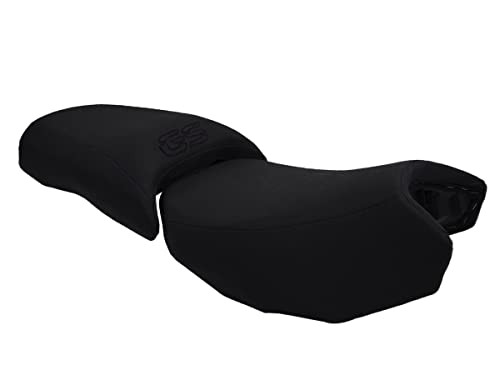 Housse de selle compatible avec BMW R1200GS LC 2013-2018 noir pour assise