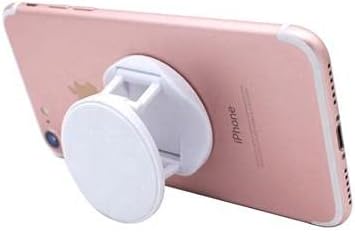 BoxWave Phone Grip Compatible with Energizer E4 - SnapGrip Tilt Holder, Back Grip Enhancer Tilt Stand - Winter White image 4