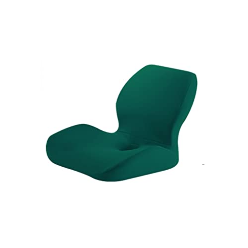 Coussin de chaise mousse à mémoire de forme vert ergonomique de bureau et auto