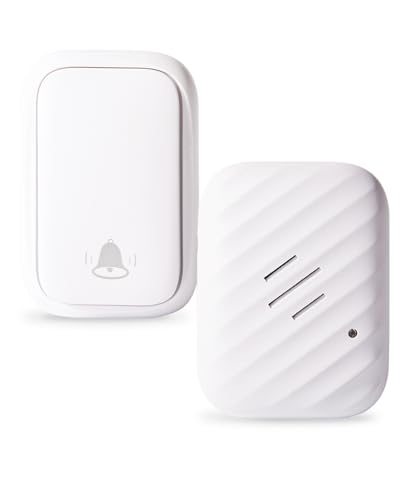 Image of Wireless Doorbell, Battery Free Door Chime, 600ft, 38 Chimes, IP68