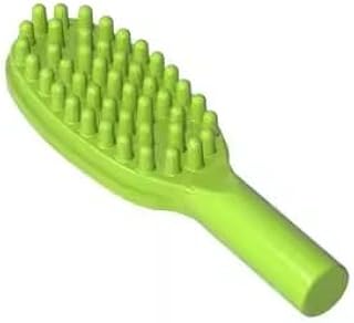 Gobricks 3852 Equipment Hairbrush [Undetermined Handle Length], 50 pcs | Lime. Compatible with LEGO bricks. MOC components for major building brands, consistent color matching. GDS-2028.