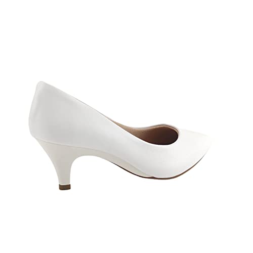 Sapato Scarpin Salto Alto Beira Rio Confortavel Cor:Branco;Tamanho:39;Gênero:Feminino