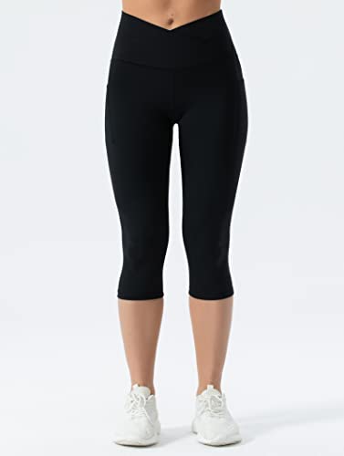 THE-GYM-PEOPLE-Womens-V-Cross-Waist-Workout-Leggings-with-Tummy-Control-and-Pockets THE-GYM-PEOPLE-Womens-V-Cross-Waist-Workout-Leggings-with-Tummy-Control-and-Pockets