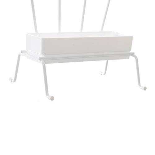 Suporte para Guarda-Chuva, Metaltru, Branco com Branco