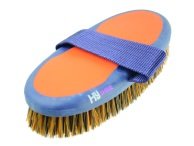 HySHINE Pro Groom Sponge Brush - Navy/Light Blue