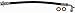 Dorman H621732 Rear Driver Side Brake Hydraulic Hose Compatible with Select Infiniti Models