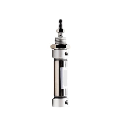 Mini cylindre pneumatique double effet MA16 course 140mm vérin inox extrémité ronde