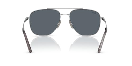Image of Ray-Ban Unisex Rb8097 William Titanium Square Sunglasses