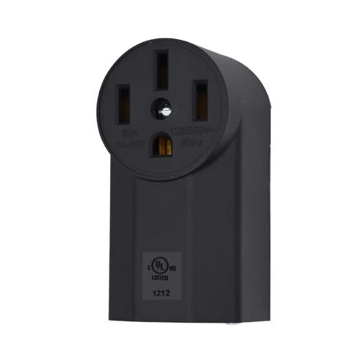 VAV NEMA 14-50R 50A Outlet, 3-Pole 4-Wire, UL Listed, for EV/RV/Range