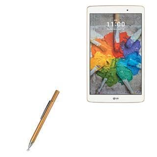 BoxWave Stylus Pen Compatible with LG G Pad X 8.0 - FineTouch Capacitive Stylus, Super Precise Stylus Pen - Champagne Gold