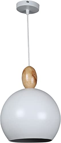 Image of MONI Lights Hanging Tulip Cone Disc Ceiling Light Lamp Home Decor Items, Hanging Ceiling Decorative Chandelier Home, Living Room, Indoor Outdoor Jhumar Lighing ML 0109WH White