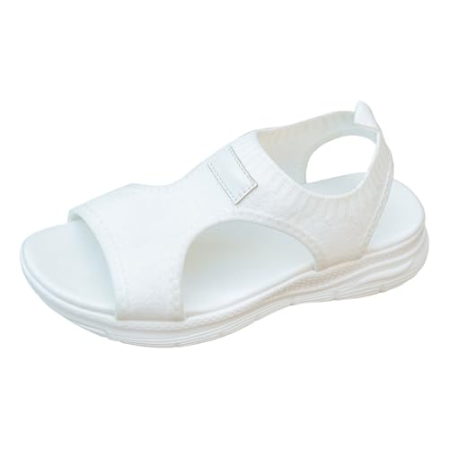 Genérico Sandalias informales con puntera abierta para mujer, sandalias ortopédicas transpirables, cómodas zapatillas deportivas para caminar. Sandalia Caucho Mujer