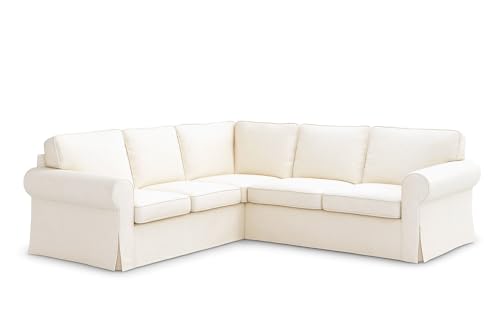 FMCTL Ektorp Sectional Sofa Cover Off White