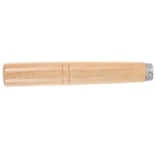 COHEALI Mango de Repuesto para Sartén y Olla de Madera Maciza, Mango Largo de Fresno Nº6 Orificio de 5,5 Mm, Accesorio Resistente al Calor para Utensilios de Cocina