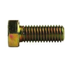 1/2 inch x 1-1/2 inch Hex Cap Screw Grade 5 Zinc Yellow Plated Steel Quantity 50 pcs 1/2-20 x 1 1/2 Hex Bolt/Fine Thread/Fully Threaded