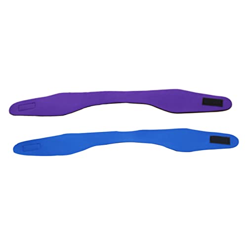 SUPVOX 2pcs Protective Earband for Swimming Yoga Diving Headband Elastic for Boys and Girls and Adults