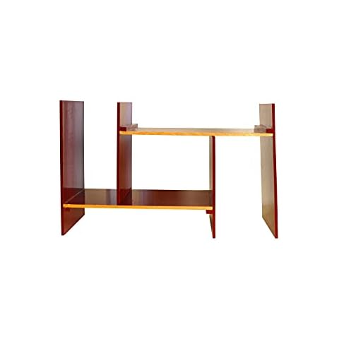Lalhaveli Multi Functional Shelf Portable Bookcase, Desktop Bookshelf, Desk Storage Organizer for Storage Office Supplies (16X14X8 Inch) Cover