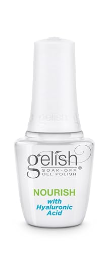 Gelish Nourish Cuticle Oil with Hyaluronic Acid – Hydrating & Strengthening Cuticle Care, Promotes Healthy Nails, Lightweight Formula, Professional Nail Treatment (15mL)