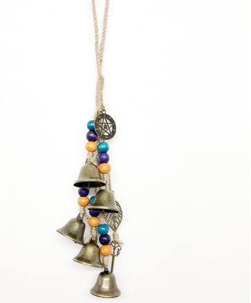 Small snail Campanas de Bruja, Metal Campanas de Viento Hecho a Mano Campana de Corona de Ratán de Brujas Adornos Colgantes para Exterior Interior Porche Jardín Ventana Decoración Cover