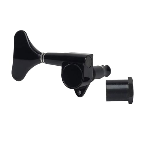 Set of 4 BLACK Hipshot American Classic Series Replacement Tuners - HB7 for MIM Fender