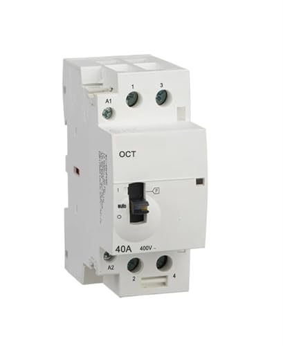 Contacteur domotique AC manuel OCT-63 commande 230V 63A bipolaire