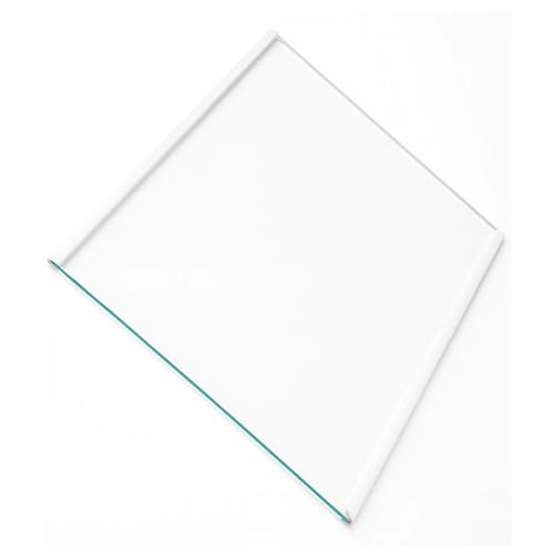 Image of W11130203 Freezer Shelf Replacement Compatible with Whirlpool Refrigerator WRS571CIHZ WRS571CIHZ04 WRS571CIHZ01, Glass Shelf Replaces W10773887 PS12347522 4545866,Size:11.7" X 10"