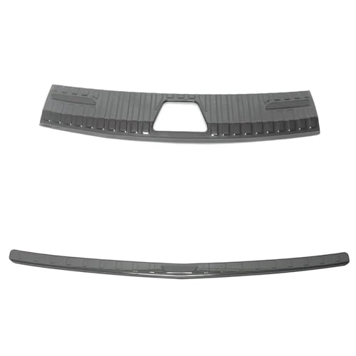 Protection de seuil de coffre en acier noir pour Cadillac Lyriq 2022-2024