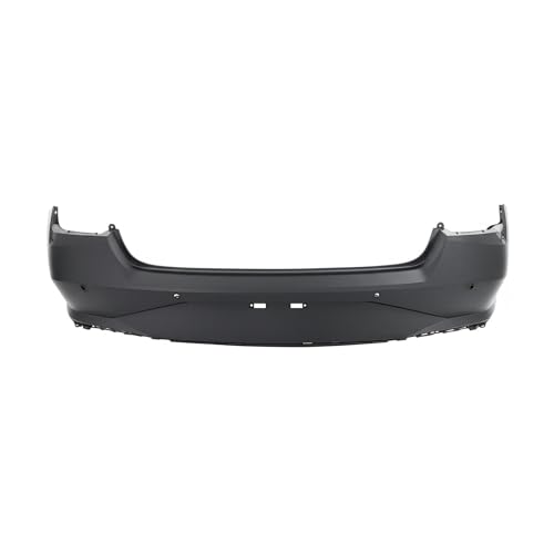 Image of Compatible with Hyundai Elantra 2020-2023 Rear Bumper Cover | Primed, With Parking Sensor Holes, Ready to Paint, OEM 86610AB010, HY1100244