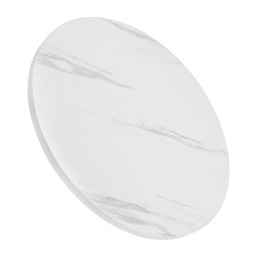 Plateau de table rond blanc haute densité imperméable pour bistrot