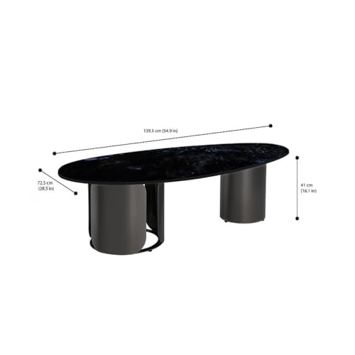 Image of Wakefit Center Table | 1 Yr Warranty | Coffee Table for Living Room Wooden, Tea Table for Living Room Wooden, Sofa Table, Free Installation from Brand, Modern Multi-Functional & Wobble-Free(Pranger)