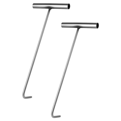 Trampoline et couvercle de regard renforcés par ce lot de 2 raccords en T inox