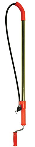 General Pipe Cleaners I-T6FL-DH Closet Auger, Professional 6' Flexicore Snake with Down Head
