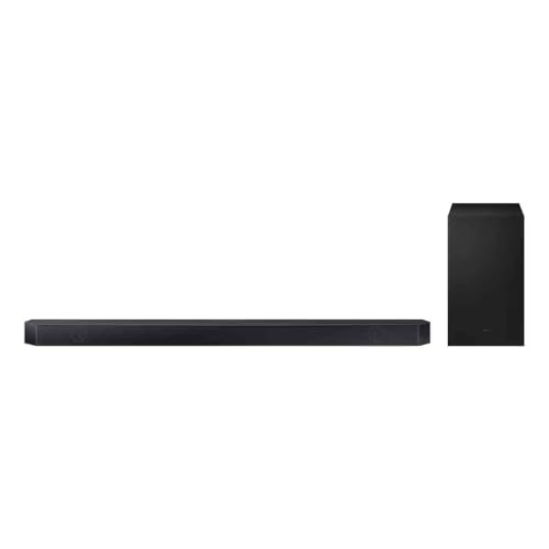 Samsung Soundbar HW-Q700C/ZF Serie Q, 9 Speaker, Wireless Dolby Atmos, Audio a 3.1.2 Canali, Q-Simphony, Compatibile con Alexa e Google Assistant, Black 2023