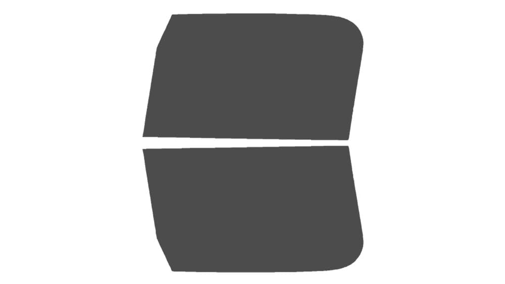 The Tint Effect Precut Window Tint Kit Compatible with Jeep Wrangler TJ Hardtop 2-Door (1996-2006) (Front Includes: Front Door Window precuts in 30%) Automotive Film