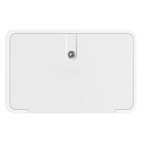 Image of RV Exterior Shower Box Kit ABS Hose Camper Trailer Cowboy Shower (White)