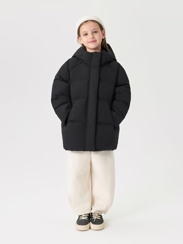 marc & janie Girls Ultralight Loose Hooded Down Jacket Full Zip Warm Coat Outerwear 2416013