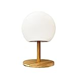 LÁMPARA DE MESA LED : Luny es una lámpara de mesa LED inalámbrica con una base de bambú, una base de LED blanco cálido / blanco frío con intensidad variable. Esta lámpara de mesa se distingue por su diseño moderno y refinado, pero también por su autonomía de funcionamiento (hasta 8 horas). Lámpara de sobremesa independiente, aportará un toque moderno y original a su decoración. Es ideal como lámpara de mesa de diseño, lámpara de cabecera, luz nocturna o para iluminar mesas festivas. USO EXTERIO