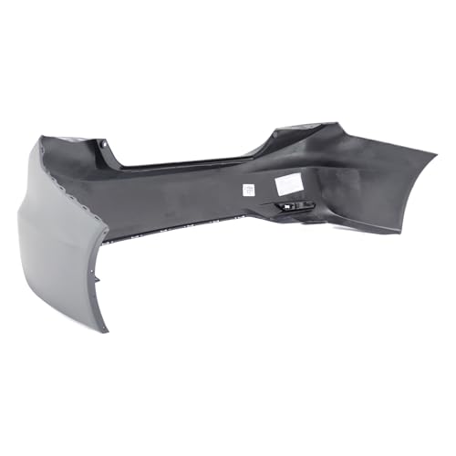 Image of Compatible with Honda Civic 2013-2015 Rear Bumper Cover | Primed, Without Parking Sensor Holes, Sedan, Hybrid, Ready to Paint, OEM 04715TR3A80ZZ, HO1100278