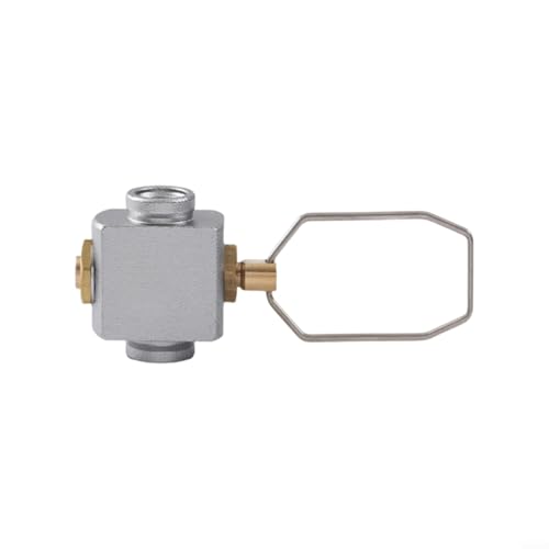 Sandyseptember Soupape de décharge de pression en acier inoxydable et adaptateur pour réchaud de camping, utilisation en extérieur, installation facile (A)