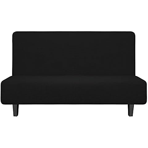 Easy-Going Futon Slipcover Medium Black Cover