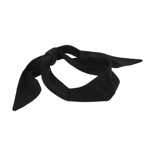 Bandeau de sport noir résistant au lavage en polyester élastique