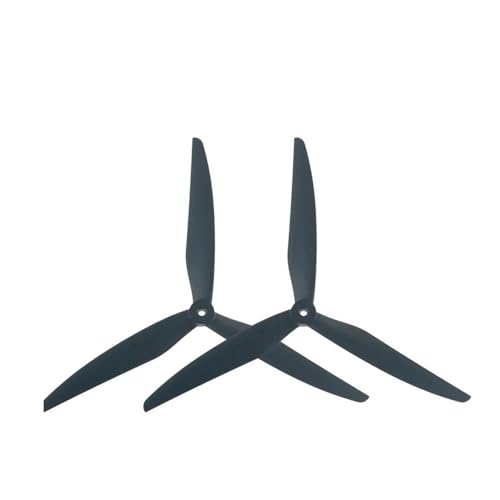Composant d'hélice à 3 pales 9 pouces en verre et nylon pour alignement FPV précis
