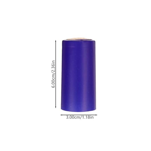 30 Pieces PVC Heat Shrink Capsules Hot Sauce Bottles 30 x 60mm Wine Bottles Sealing Capsules Shrink Caps for Home Winery and Wineshop, Purple