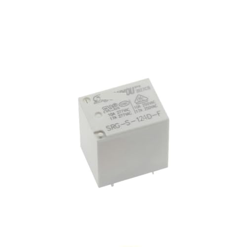 Relé SRG-S-124D-F 24VDC de 5 pines y 17A para control de circuitos de alta potencia