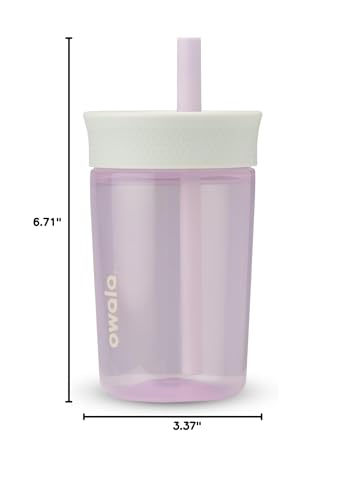 Image of Owala Tumbler Kids Plastic Water Bottle 15 oz Unicorn | Spill-Resistant Lid | Reusable Straw | Cup-Holder Friendly | BPA, Lead, and Phthalate-Free