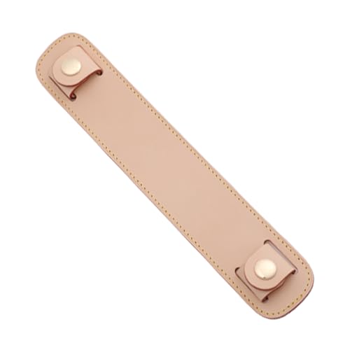 Image of Leather Shoulder Strap Pad Replacement,Cushion Strap Pads Detachable Cover for Tote Bag (Apricot)