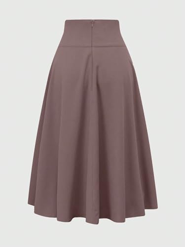 Solid Color Ruched Bowknot Front Zipper Skirt Elegant 2025 Fashion Skirts for Women2